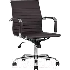 Кресло офисное TopChairs City S D-101 (коричневый)
