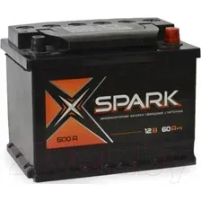 Автомобильный аккумулятор SPARK 500A (EN) R+ / SPA60-3-R (60 А/ч)
