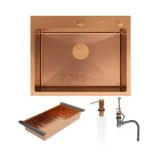 Мойка стальная ROXEN Simple 560220-60BR-V