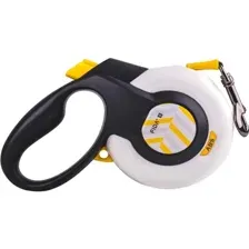 Поводок-рулетка Fida Autobrake L, 204013, белый, 5 м