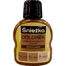 Колеровочная краска Sniezka Colorex 0.1 л (№75, коричневый темный)