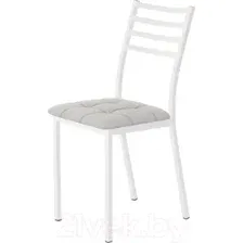 Стул AMC Comfort 4К6.6 (кожзам серый/белый)