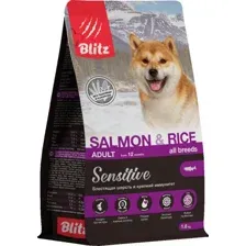 Сухой корм для собак Blitz Adult Salmon &amp; Rice 1.8 кг