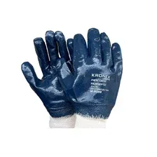 Текстильные перчатки Kronex Soft Маслобензостойкие Нитриловое покрытие резинка PER-0031