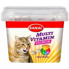 Лакомство для кошек Sanal Multi Vitamin подушечки с витамином В 100 г