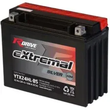 Мотоциклетный аккумулятор RDrive eXtremal Silver YTX24HL-BS (22 А·ч)