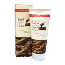 Пенка для умывания FarmStay Red Ginseng Pure Cleansing Foam (180мл)