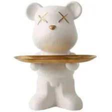 Статуэтка Merry Bear Home Decor Violent Bear Черное и белое 30001208