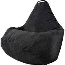 Кресло-мешок Flagman Груша Макси XXL Г2.5-257 (Crown 20 Black)