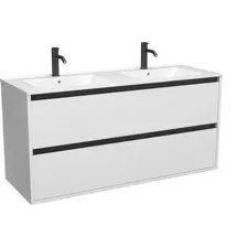 ЗОВ Тумба с умывальником Парма 120 P120LWP0MWMC1B-OL120 (белый матовый)