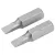 TOLSEN Набор вставок (бит) торцевых 1/4', Slotted, 4,5х0,6 мм, 25 мм, 2 предмета TT20203
