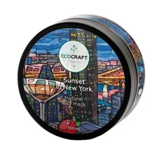 Натуральная маска для блеска и густоты волос ECOCRAFT "Sunset in New York" Закат в Нью-Йорке (150 мл)