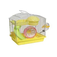 Panama Pet Клетка для грызунов, 27х21х26 см Бело-желтая
