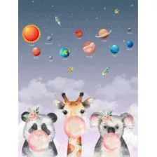 Фотообои листовые Citydecor Bubble Gum 8 (200x260см)