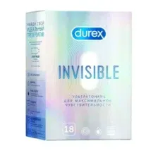 Презервативы из натурального латекса Durex® Invisible 18шт