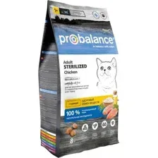 Корм для кошек ProBalance Sterilized, курица, 8 кг
