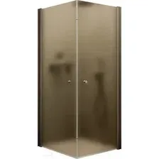 Душевой уголок MaybahGlass MGY-1298-2 (бронзовое матовое стекло/бронзовый)