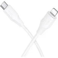 Кабель Hoco X124 USB Type-C - Lightning (1 м, белый)