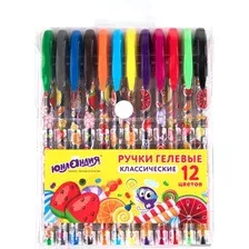 Набор гелевых ручек Юнландия 142800 (12шт)