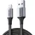 Кабель Ugreen US199 60158 (2 м, черный/серый)