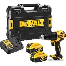 Ударная дрель-шуруповерт DeWalt DCD709P2T (с 2-мя АКБ 5 Ач, кейс)