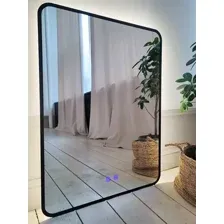 Зеркало с подсветкой  EMZE 60x80 LED.UV.SMART.60.80.CHE.AF.4K (черный с УФ-окантовкой и подсветкой)