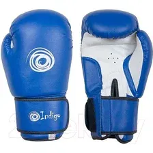 Тренировочные перчатки Indigo PS-799 (8 oz, синий)
