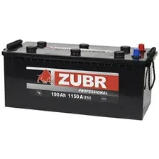 Автомобильный аккумулятор Zubr Professional МАЗ болт R+ (190 А·ч)