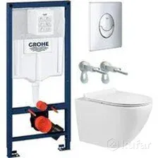 Унитаз подвесной Grado GD-W203T + GROHE Rapid SL 38721001 (с кнопкой смыва)
