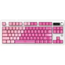 Клавиатура Ajazz MK87 Pitaya Switch (розовый)