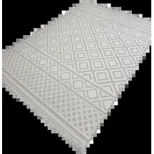 Ковер для жилой комнаты Radjab Carpet Поло Прямоугольник PL 200 12550RK (2x4, Cream)