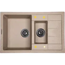 Кухонная мойка Ecoshtein Rechteck 781.5 (песочный)