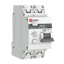 Дифференциальный автомат АД-32 1P+N 25А/30мА (тип А) EKF PROxima