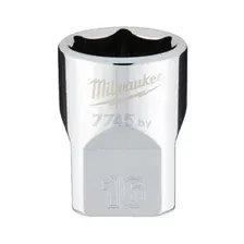 Головка 3/8 16 мм 6 граней MILWAUKEE Four Flat (4932478346)