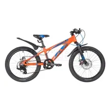 Велосипед NOVATRACK 20 EXTREME оранжевый Shimano/MICROSHIFT DISC