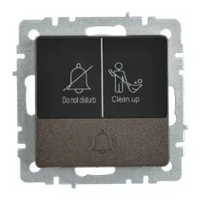 Кнопка звонка IEK Brite BR-V14-2-10-K45 (темная бронза)