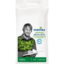 Удобрение Fertika Хвойное для вечнозеленых и голубики весна-лето  (10кг)