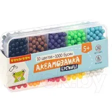 Развивающая игра Bondibon Аквамозаика. Бусины / ВВ4985