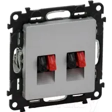 Розетка акустическая Legrand Valena Life 753678 (алюминий)