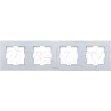 Рамка для выключателей и розеток Panasonic Karre Plus WKTF08042SL-BY