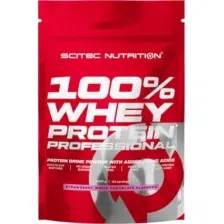 Протеин Scitec Nutrition Whey Protein Prof (1000г, клубника-белый шоколад)