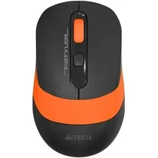 Мышь A4Tech Fstyler FG10S, черный/оранжевый