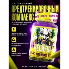 Предтренировочный комплекс Reckful  classic pre-workout 45 капсул