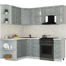 Кухонный модуль Интерлиния Мила Шато 1.5x2.1 LV (керамика/керамика/опал светлый)