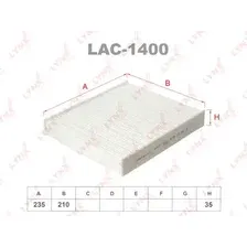 Салонный фильтр LYNXAUTO LAC-1400 FORD Focus all 04>