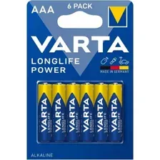 Батарейка Varta Longlife Power 6 AAA 04903121436 (6шт)