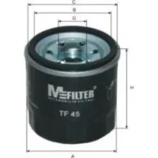 Масляный фильтр MFILTER TF 45
