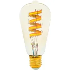 Умная филаментная лампа EKF Connect E27 ST64 RGB