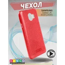 Чехол-накладка Bingo Shine для Galaxy J4 2018 (J400) (красный)