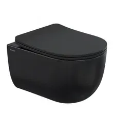 Унитаз подвесной Berges Wasserhaus Ventas Black Rimless 082136